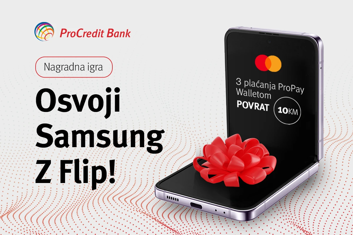 ProCredit Bank: ProPay Novčanikom plati jer poklon će da ti se vrati!