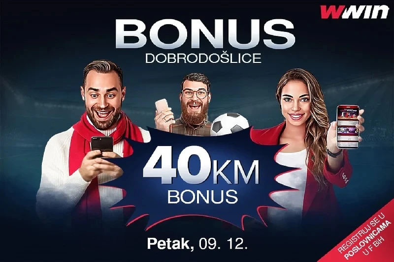 Ne propustite sjajnu priliku: Wwin bonus dobrodošlice u petak, 9.12.2022.