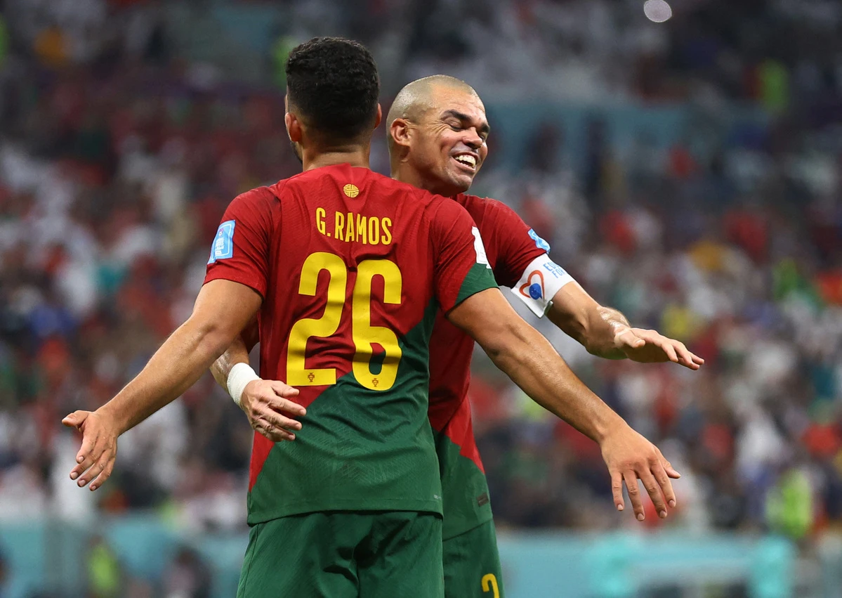 Pepe i Goncalo Ramos za stranice povijesti