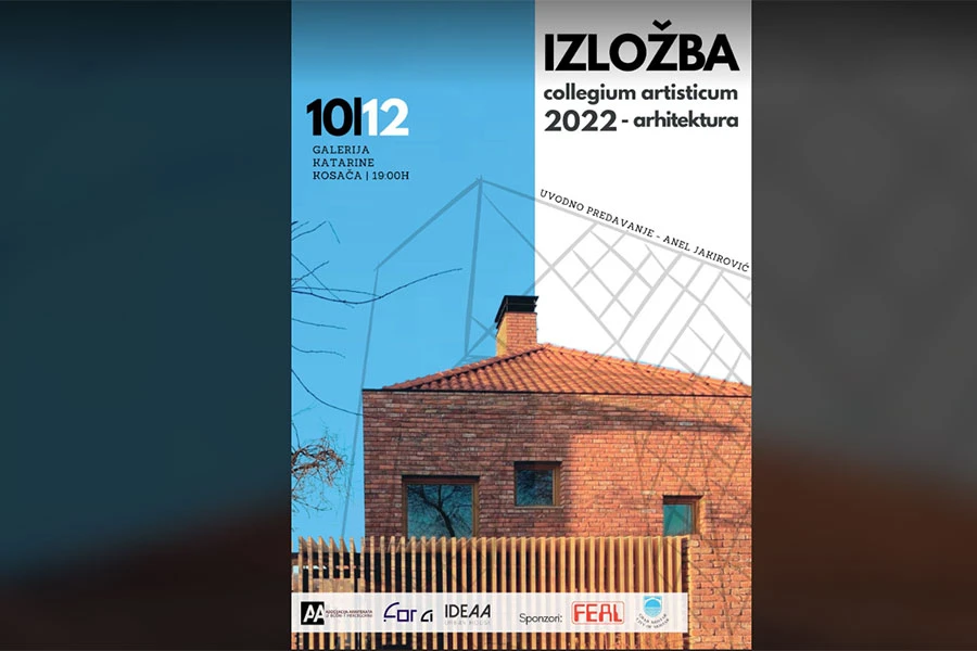 Najava izložbe Collegium Artisticum 2022 u Mostaru