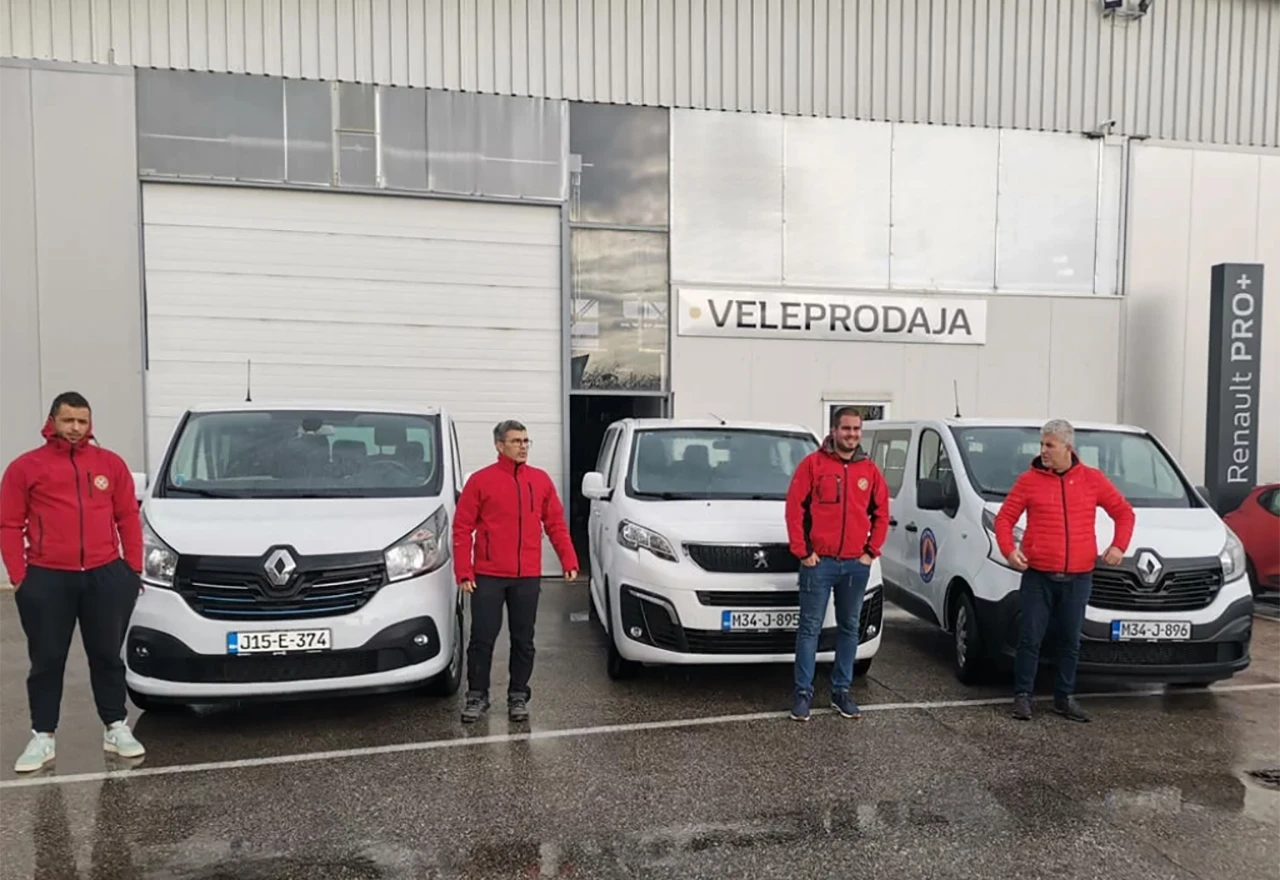 U Mostar stigla tri kombi vozila službama za zaštitu i spašavanje