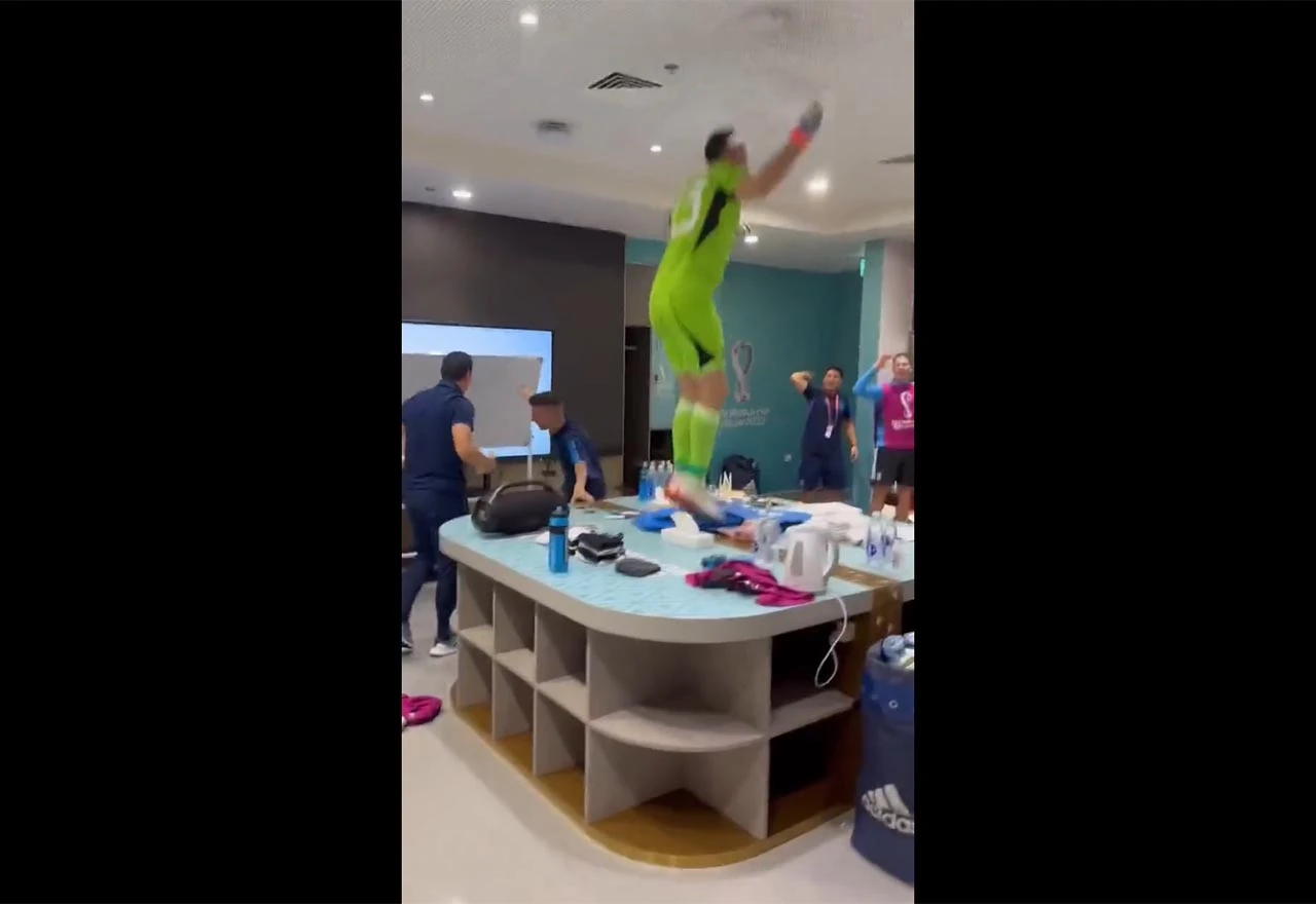 VIDEO: Ludo slavlje u argentinskoj svlačionici