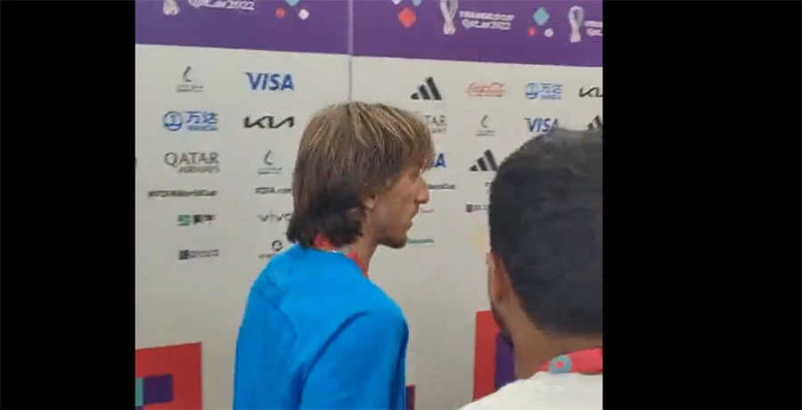 VIDEO: Modrić izignorirao srpskog novinara
