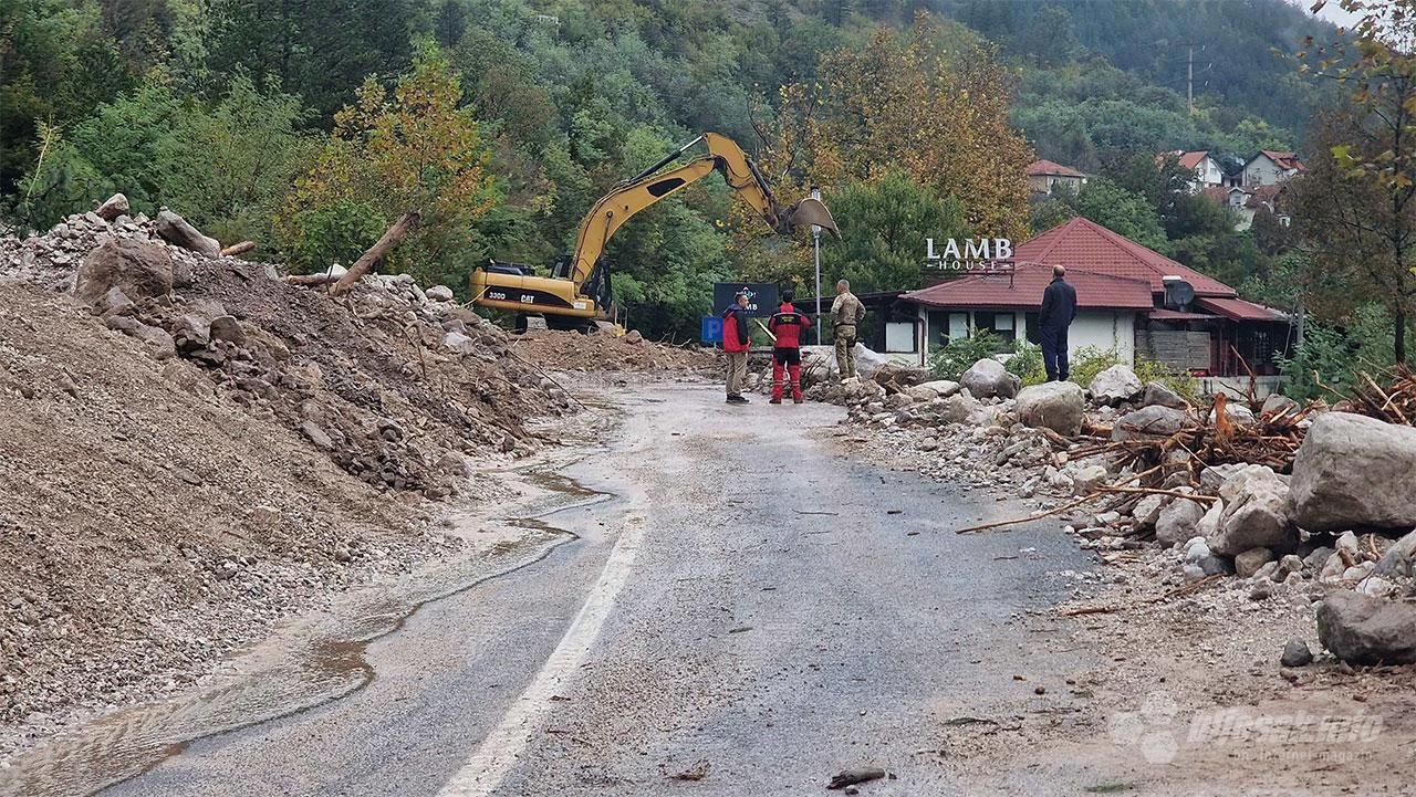VIDEO | Od 19:00 do 7:00 omogućen promet na magistralnoj cesti Jablanica - Mostar