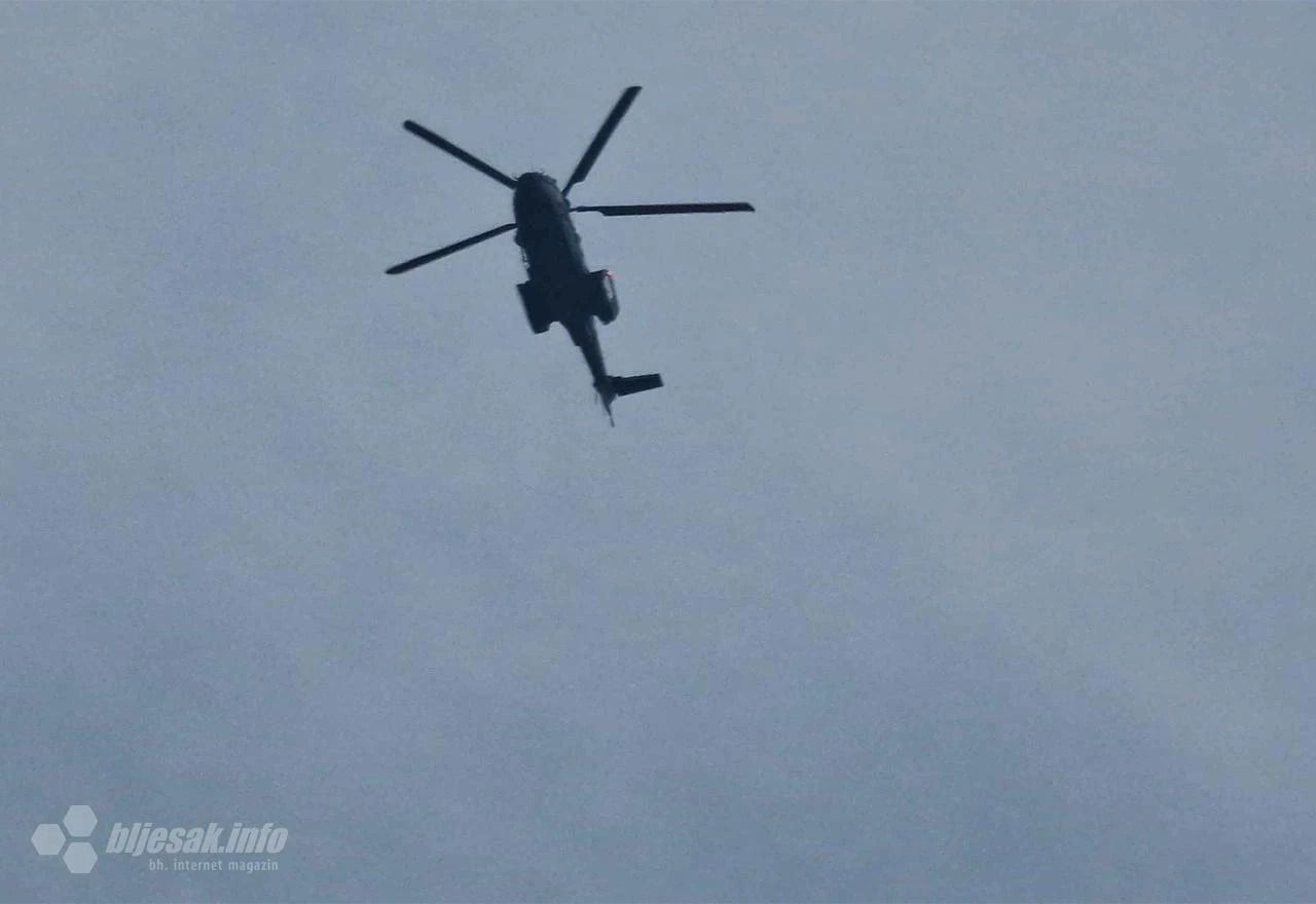 Helikopter mađarskog ratnog zrakoplovstva kružio iznad Mostara