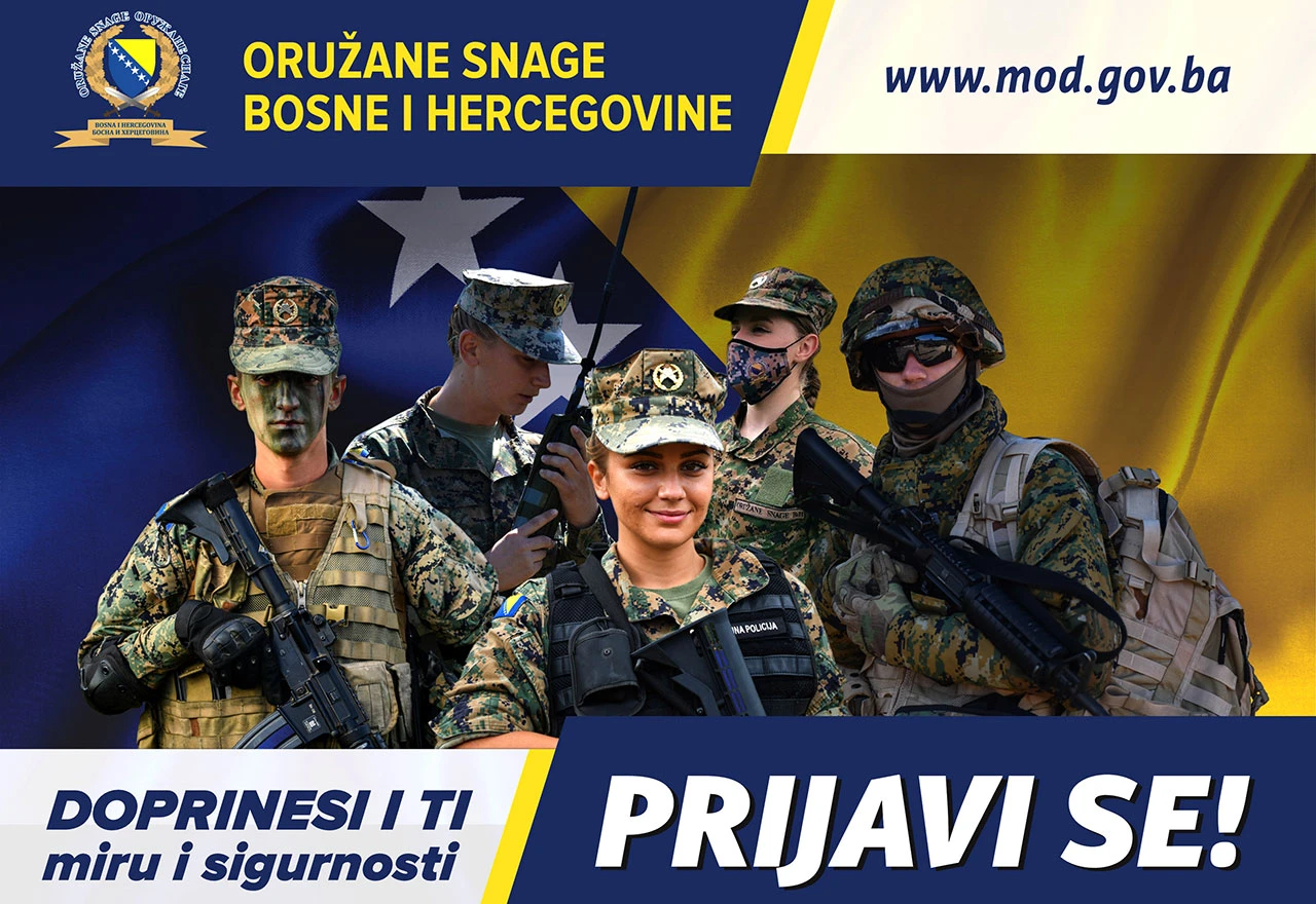 Ministarstvo obrane BiH traži 400 vojnika
