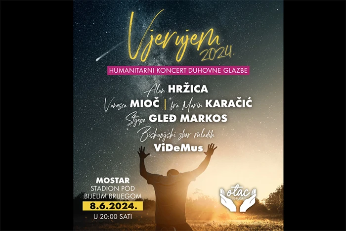 Mostar domaćin velikog koncerta duhovne glazbe ''Vjerujem 2024.''