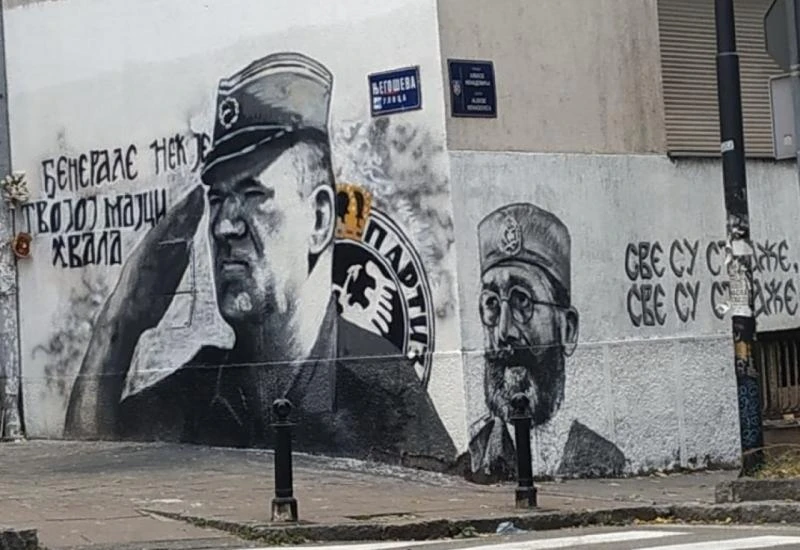 Pravomoćno osuđena jer je gađala mural Ratka Mladića jajima