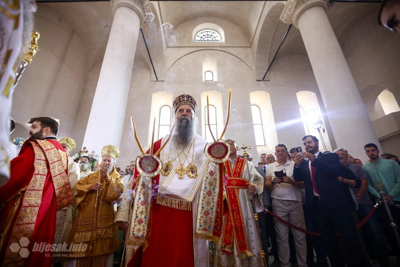 Vojin Mijatović komentirao posjet Porfirija Mostaru - ''Oko vas je bilo puno lažnih vjernika''