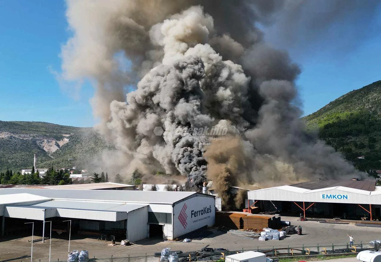 Požar u Ferro Kešu stavljen pod kontrolu, šteta višemilijunska