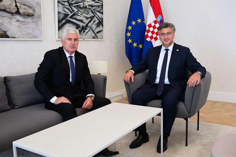 Čović s Plenkovićem: Reforme, EU i ravnopravnost