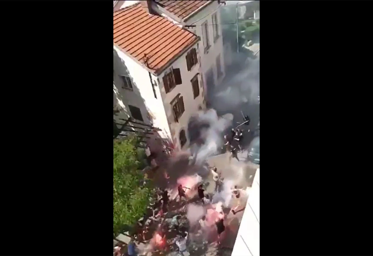 VIDEO | Pogledajte sukob navijačke skupine Manijaci i Red Army