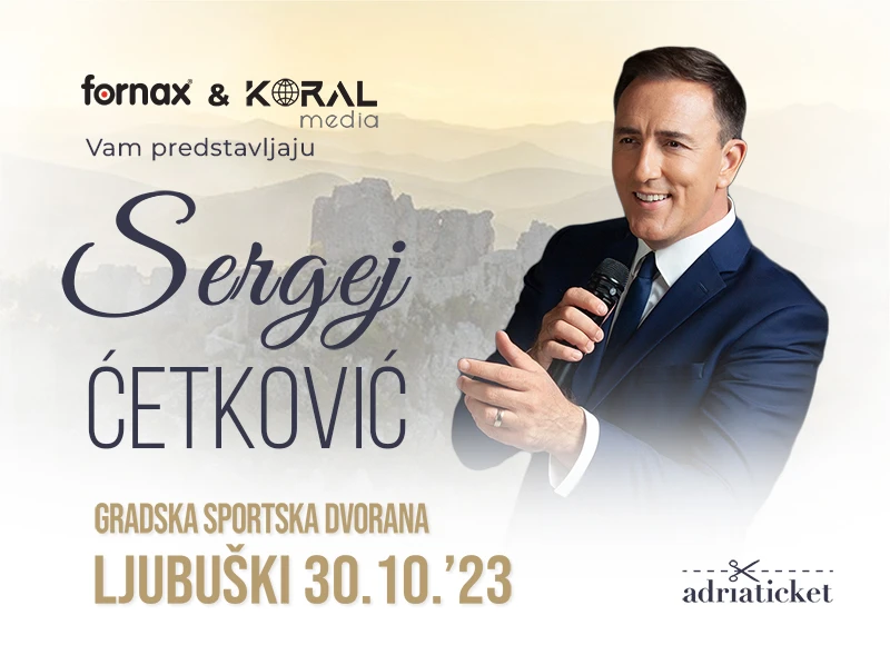 Sergej Ćetković najavljuje dugo očekivani koncert u Ljubuškom!