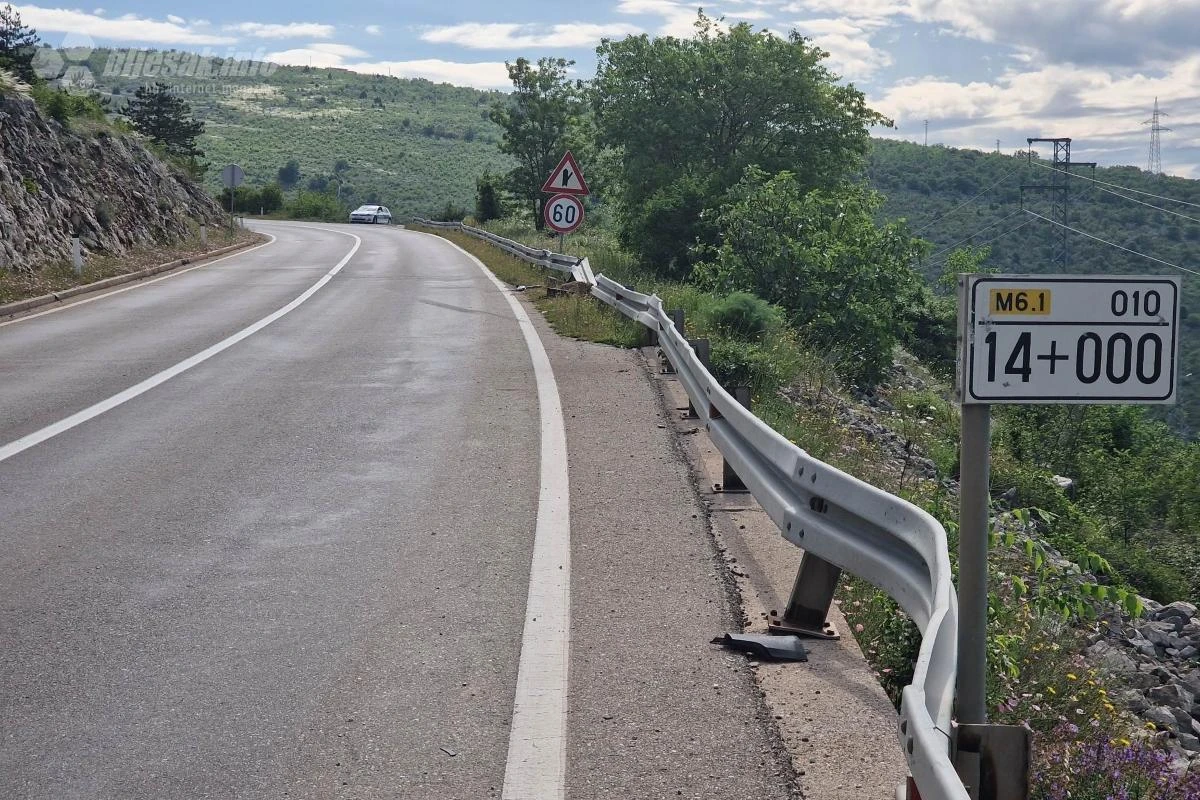 Na cesti prema Širokom: Passat sletio u provaliju, više ozlijeđenih