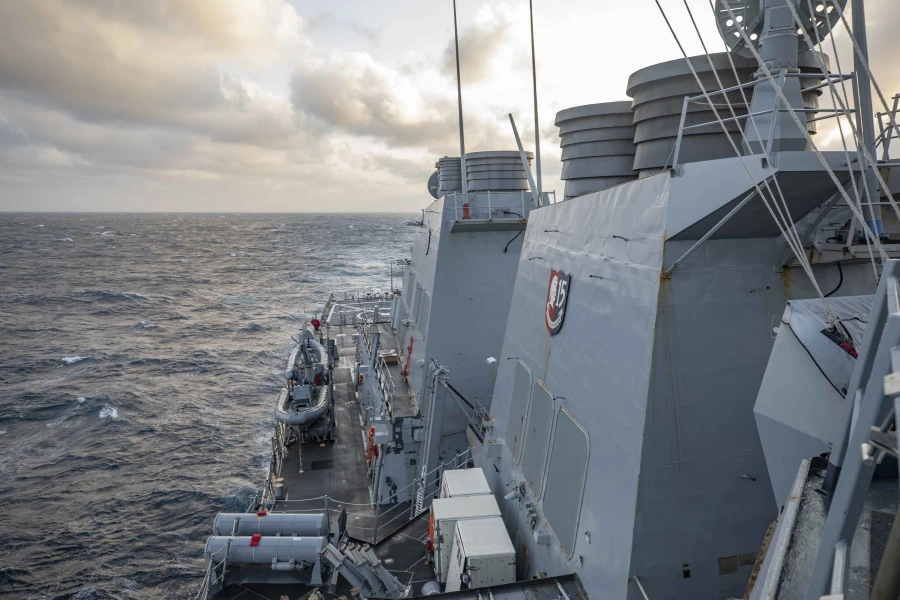 USS Milius u nedjelju plovio kroz Tajvanski tjesnac