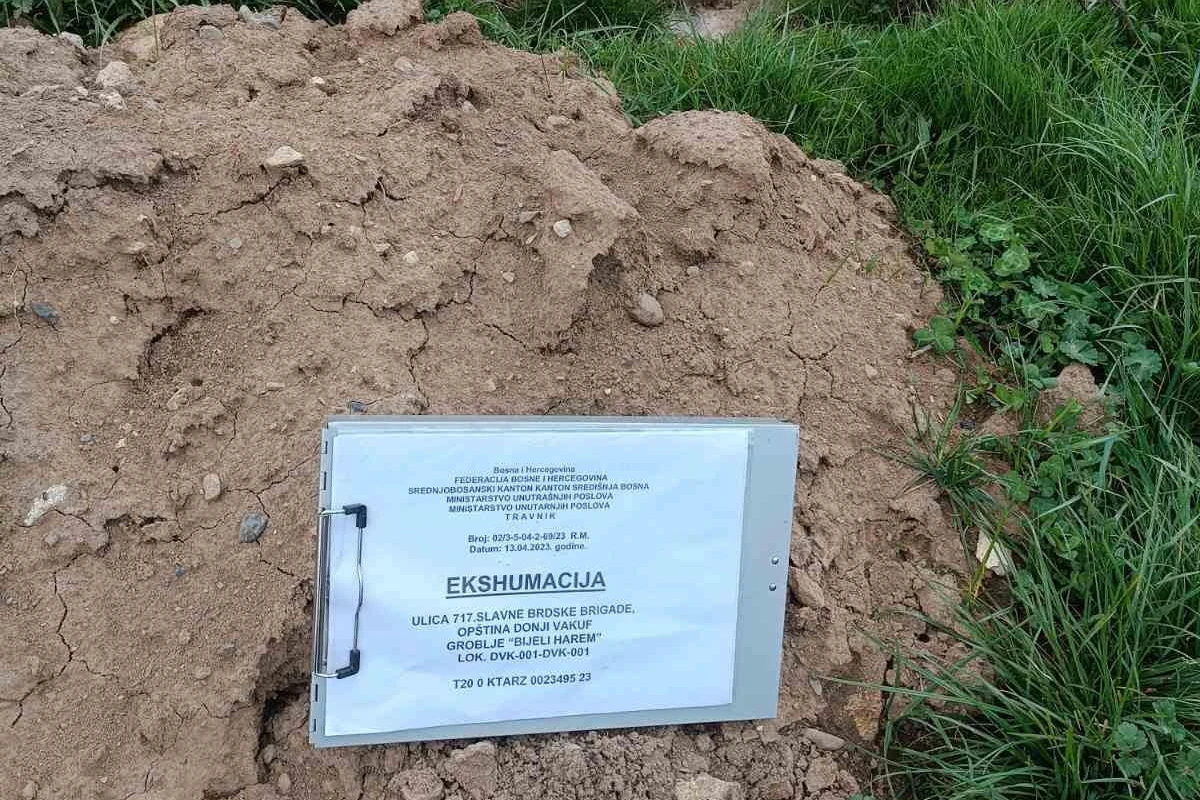 Kopajući grob, pronašli žrtvu iz proteklog rata