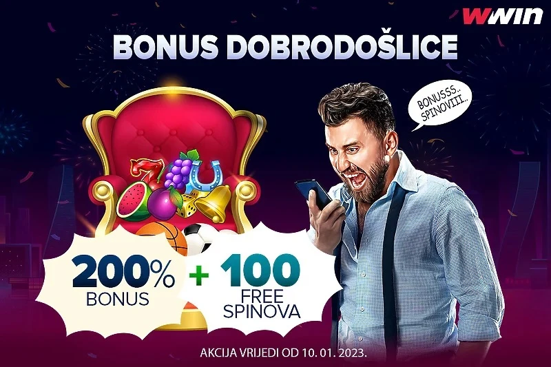 WWin bonus dobrodošlice: Registrirajte se i ne propustite sjajnu priliku