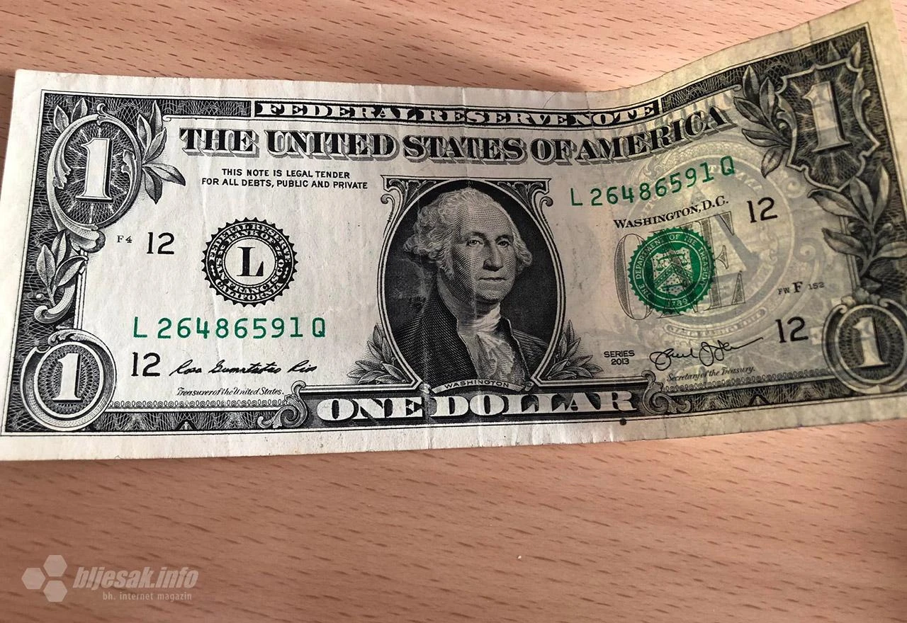 Dolar najjači u posljednjih 20 godina