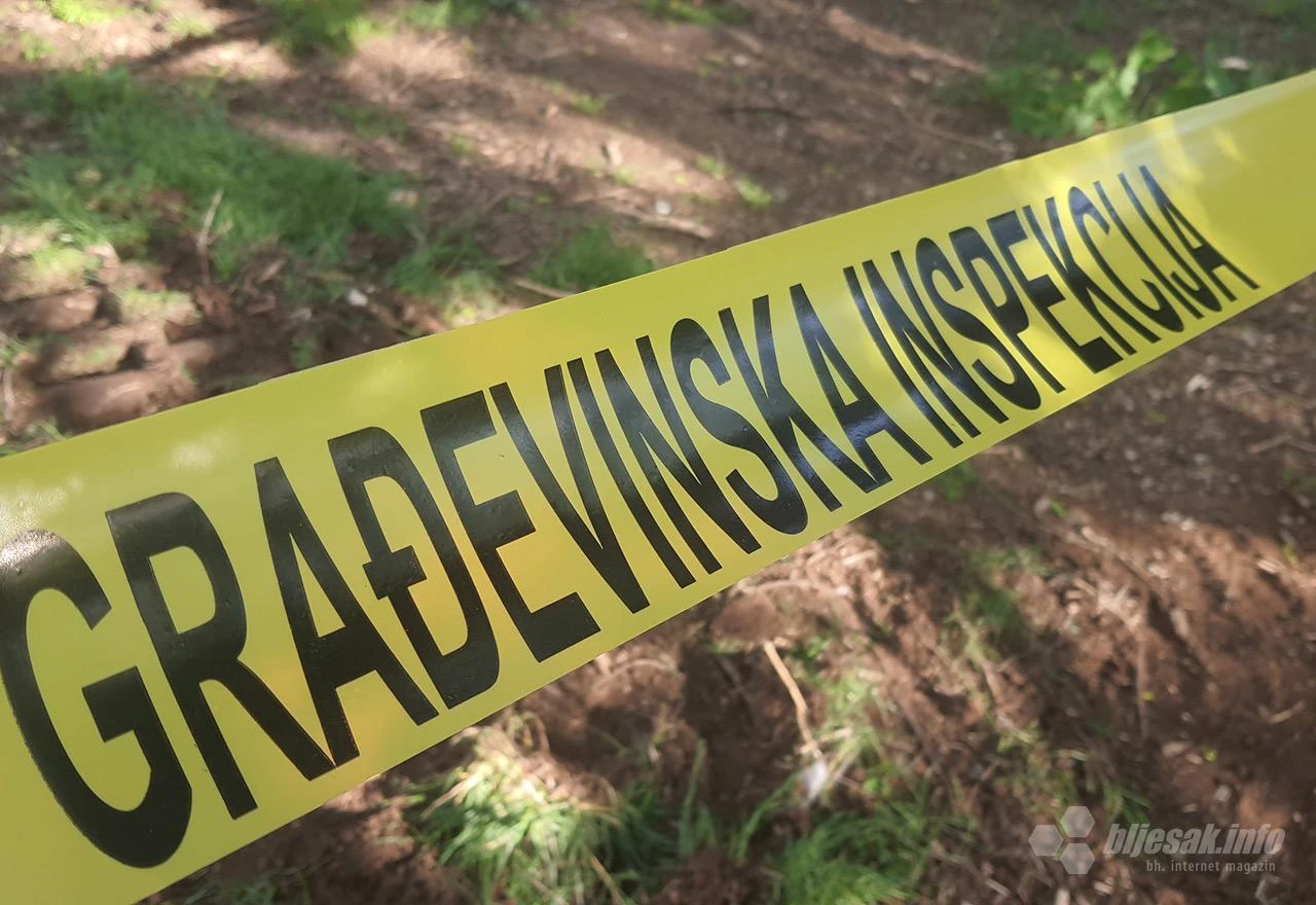 Mostar: Inspekcija zabranila radove, radnici se probili kroz zabranu
