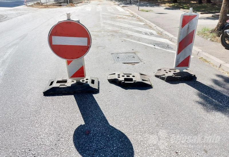 Mostar: Zbog radova zatvoren dio ulice Nadbiskupa Čule
