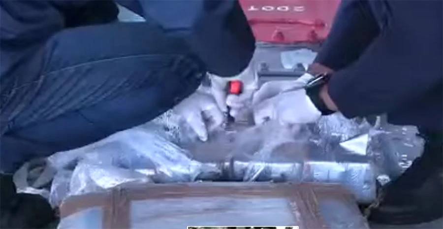 Pojavio se video zapljene droge u Luci Ploče