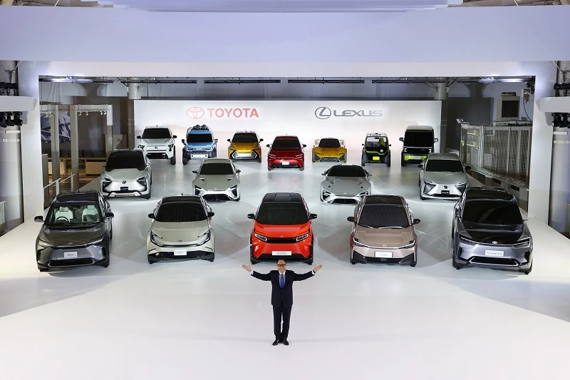 Toyota odjednom predstavila 15 električnih noviteta