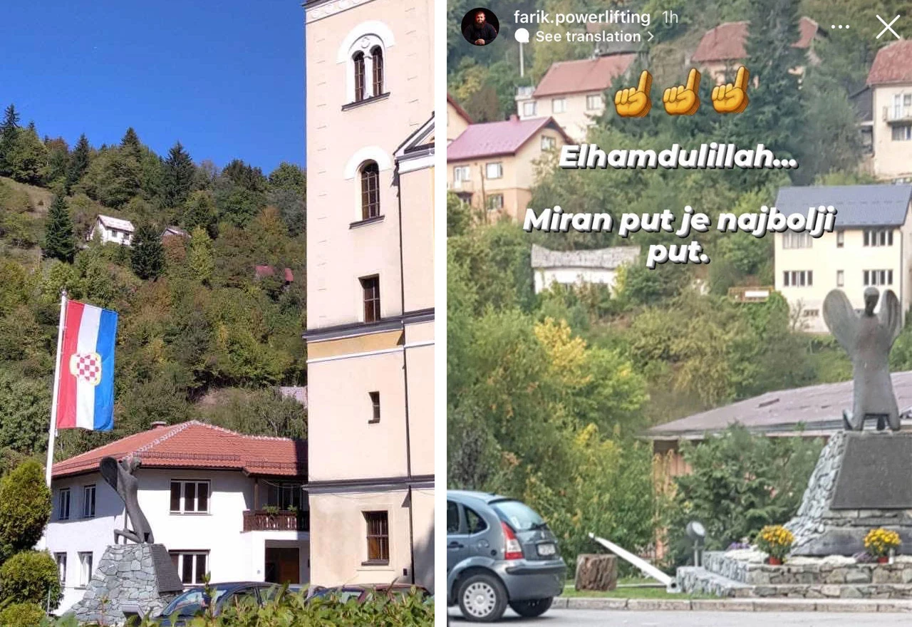 Slavni sportaš se hvali: Srušena zastava Hrvata u Varešu