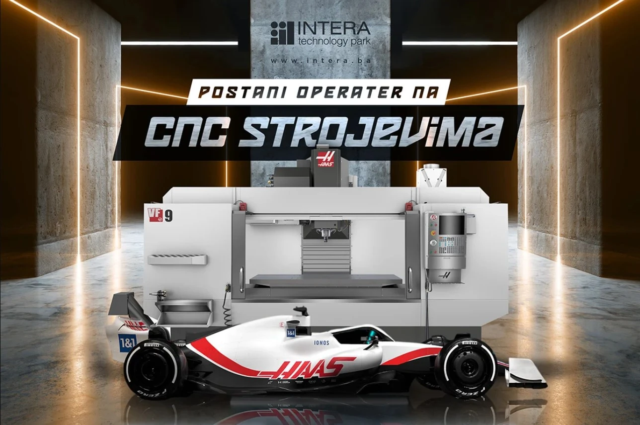 Prijavi se na probna predavanja za obuku CNC operatera u INTERA Tehnološkom Parku