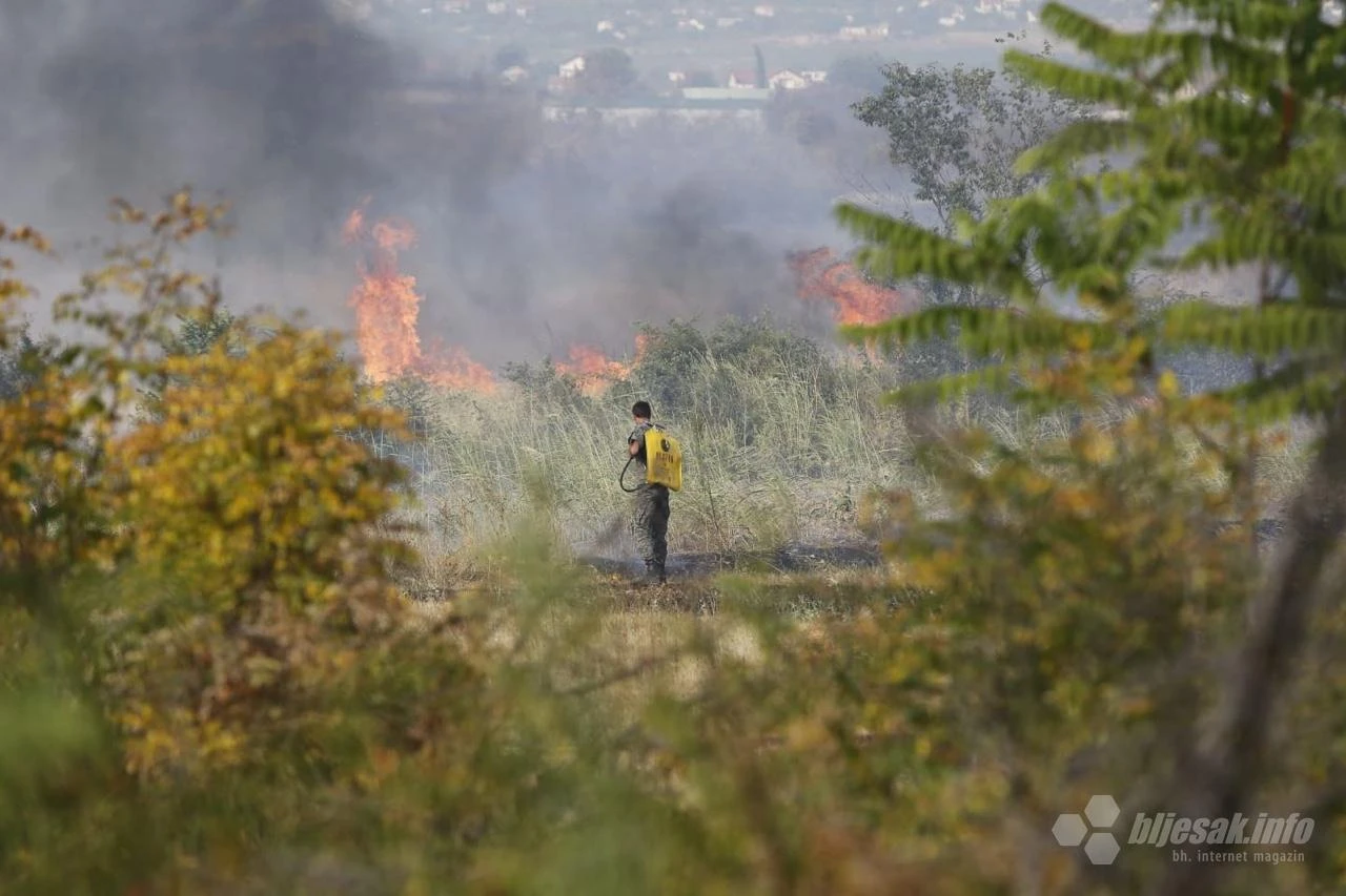 Požari na području Neuma i Stoca i dalje aktivni