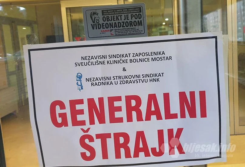 Štrajk u zdravstvu HNŽ-a!