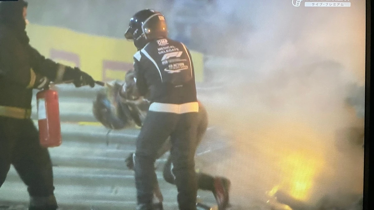 Teška nesreća na utrci Formule 1, Grosjean jedva preživio sudar