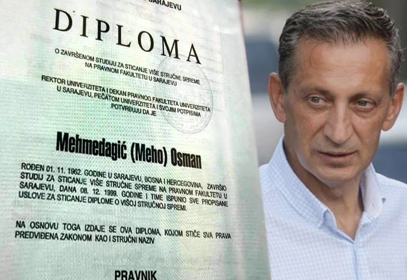 Osmica pred Tužiteljstvom o diplomi