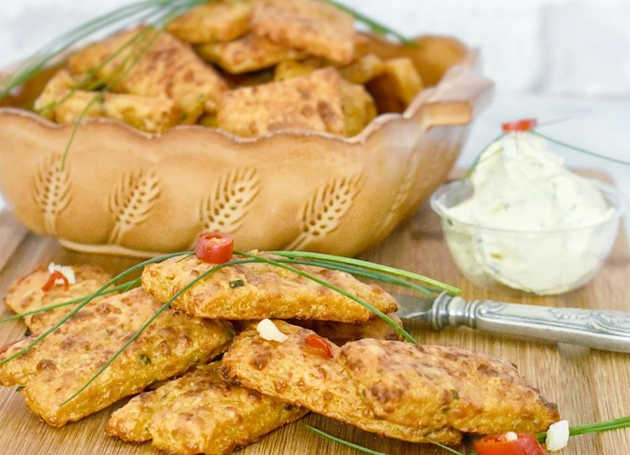 Brzi krekeri od sira za prijateljska druženja
