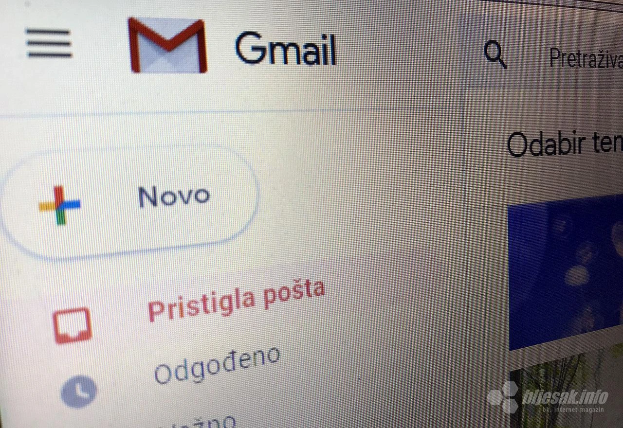 Zapinje Gmail