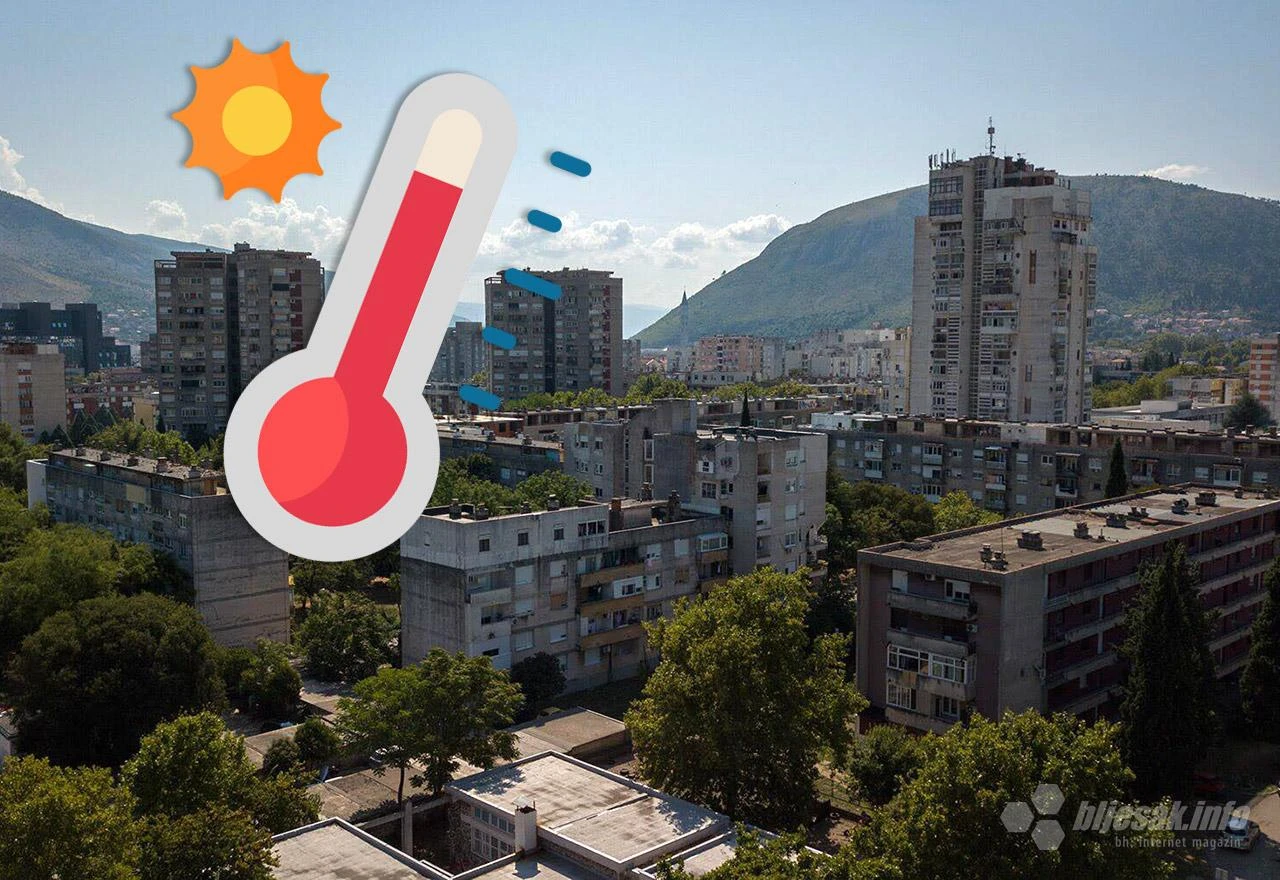 Upaljen žuti meteoalarm za Mostar i Trebinje