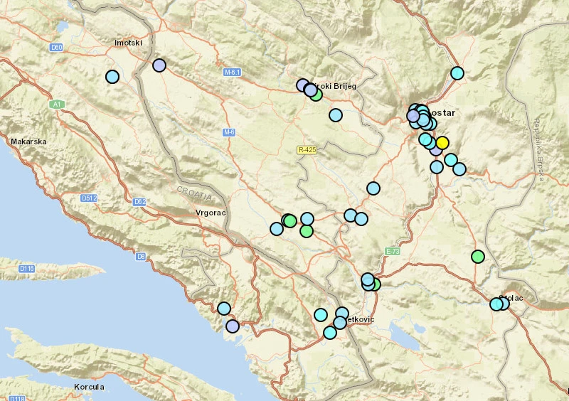 Novi potres zatresao Mostar