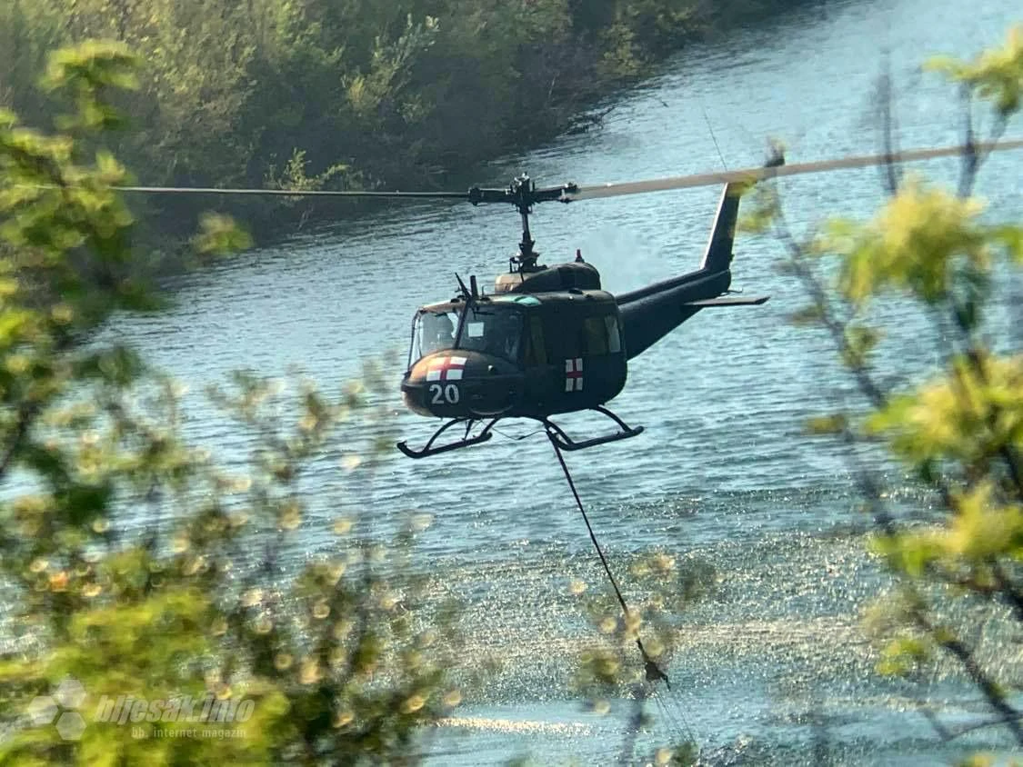 Oko Konjica sedam aktivnih požara, gori kod Jablanice i Prozor-Rame