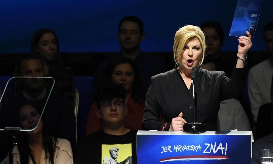 Grabar-Kitarović pozvala birače da glasuju za Milanovića