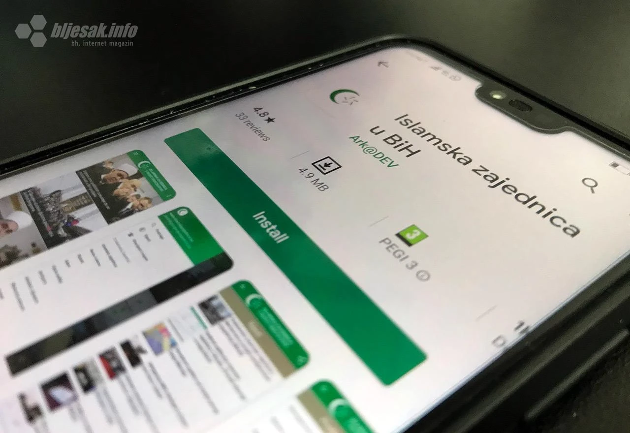 Islamska zajednica uvela osvježenja na mobilnoj aplikaciji