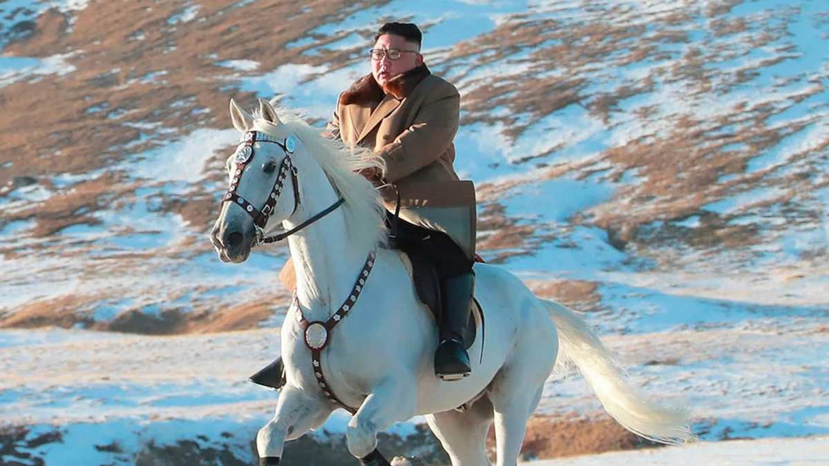 Kim Jong Un na bijelom konju