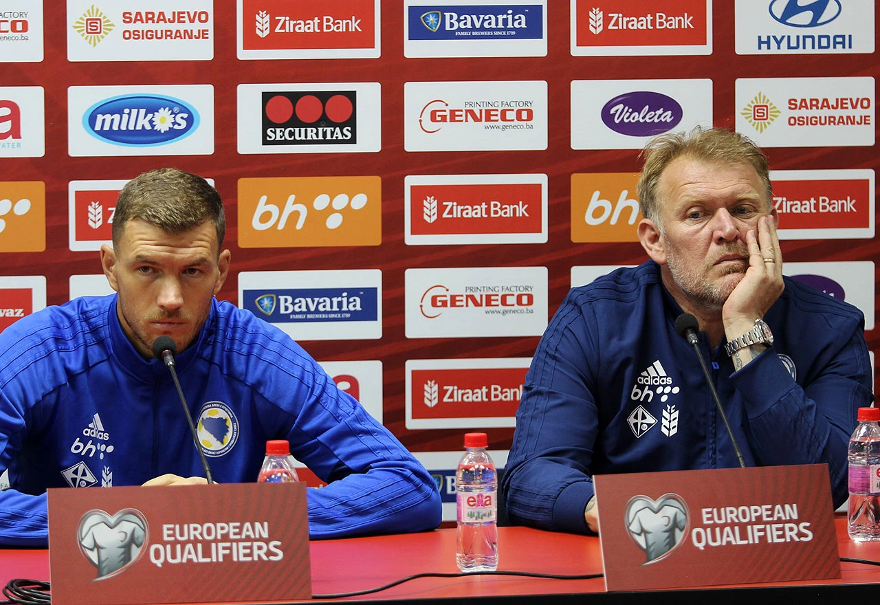 Džeko: Prosuli smo dosta bodova, moramo dobiti Lihtenštajn