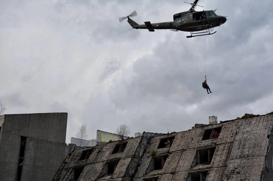 Vježbali spašavanje ozlijeđenih i evakuaciju helikopterom