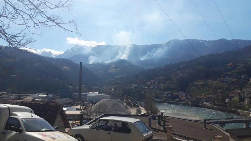 Veliki požar kod Konjica