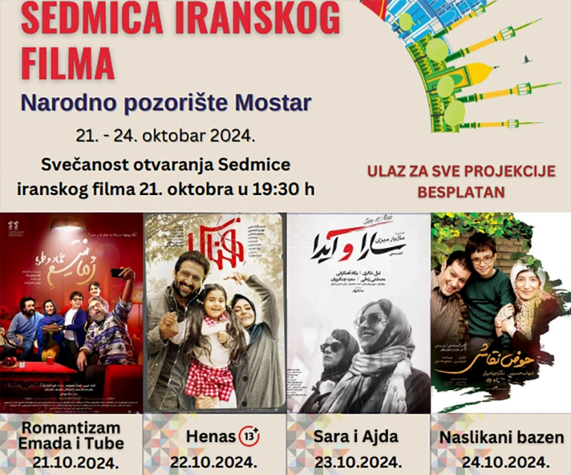 'Tjedan iranskog filma' u Mostaru