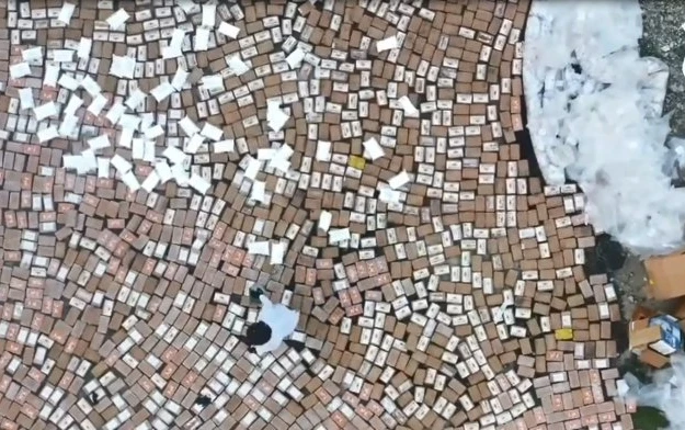 Zapalili 2,7 tona kokaina