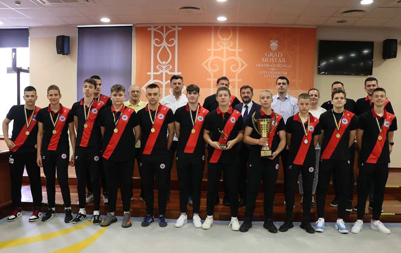 Kordić primio mlađe kadete SRK Zrinjski koji su osvojili naslov prvaka BiH