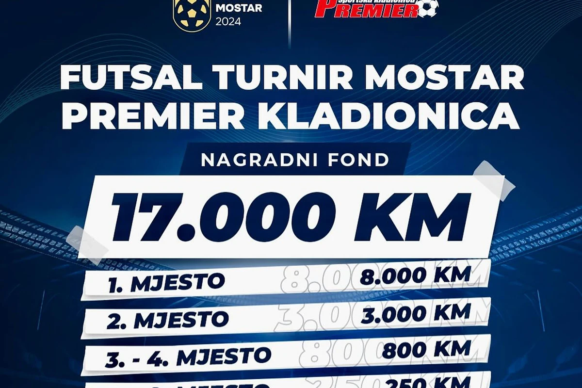 Mostar: Sprema se treće izdanje Futsal turnira Mostar Premier kladionica