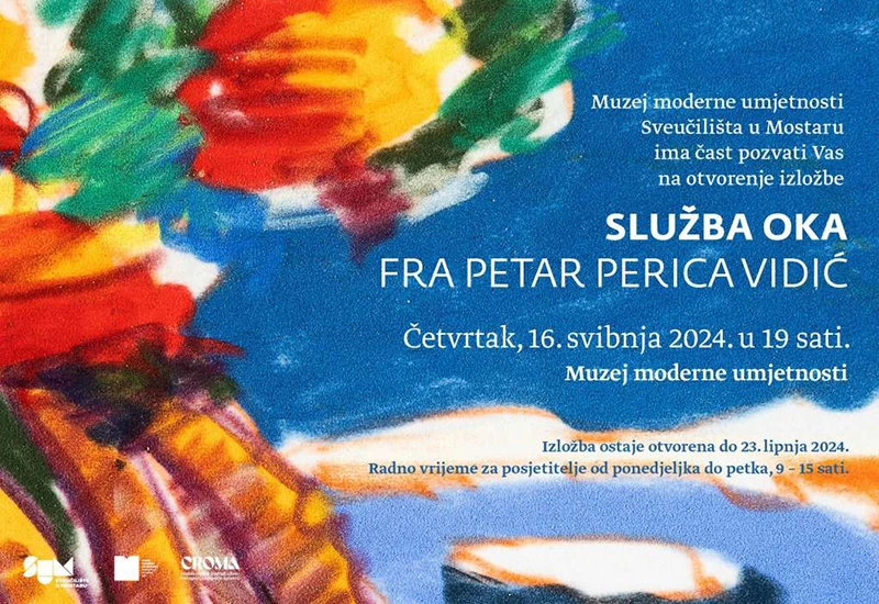 Mostar: U Sveučilišnoj galeriji izložba slika fra Petra Perice Vidića