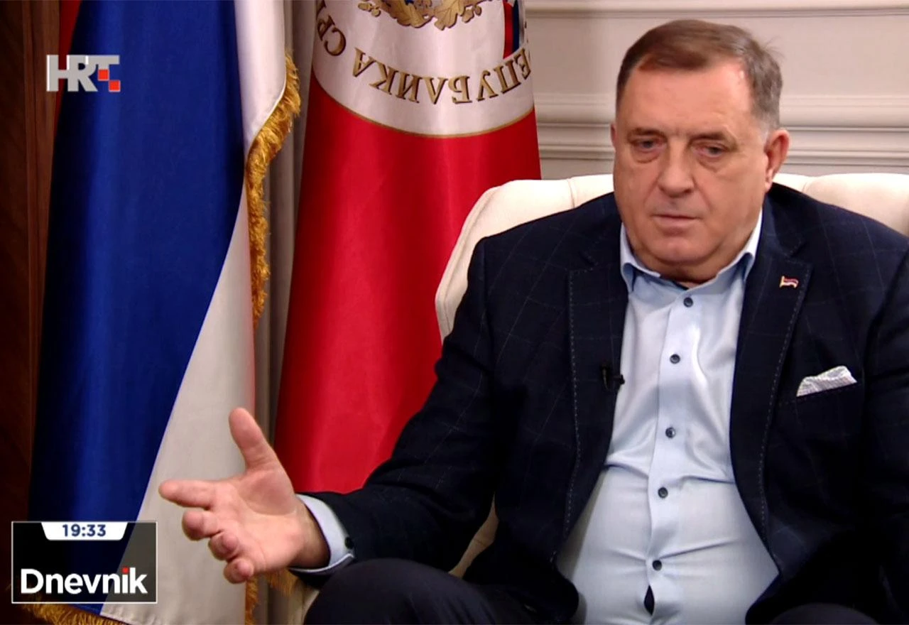 Dodik za HRT: Prije će se ostatak BiH odcijepiti od Republike Srpske