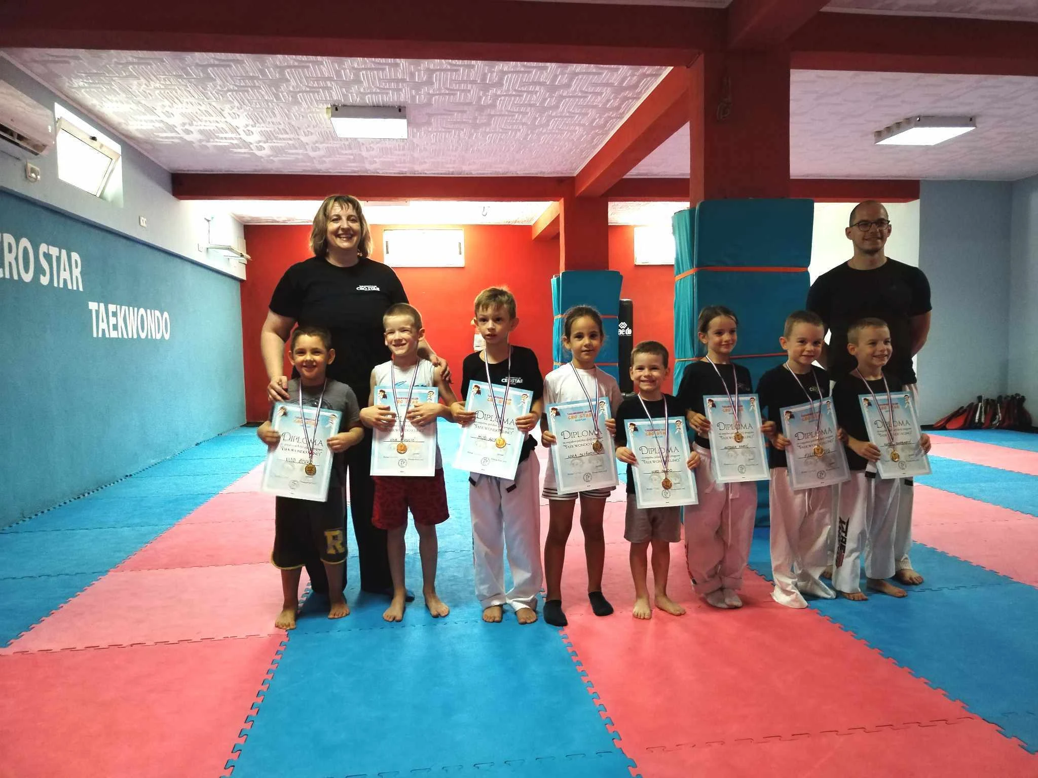 Taekwondo klub Cro Star polaganje za pojaseve - Uz vrijedne treninge uspjeh ne izostaje